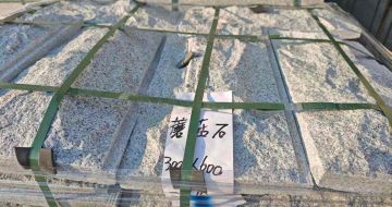 包头芝麻白蘑菇石，自然面