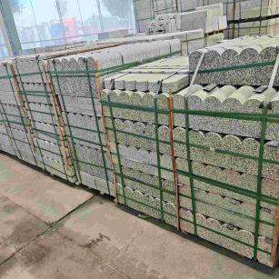 包头芝麻白芙蓉白花边石