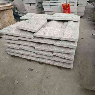 包头芝麻白蘑菇石，自然面