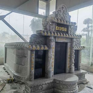 包头套墓 墓碑 围坟石 异形定制