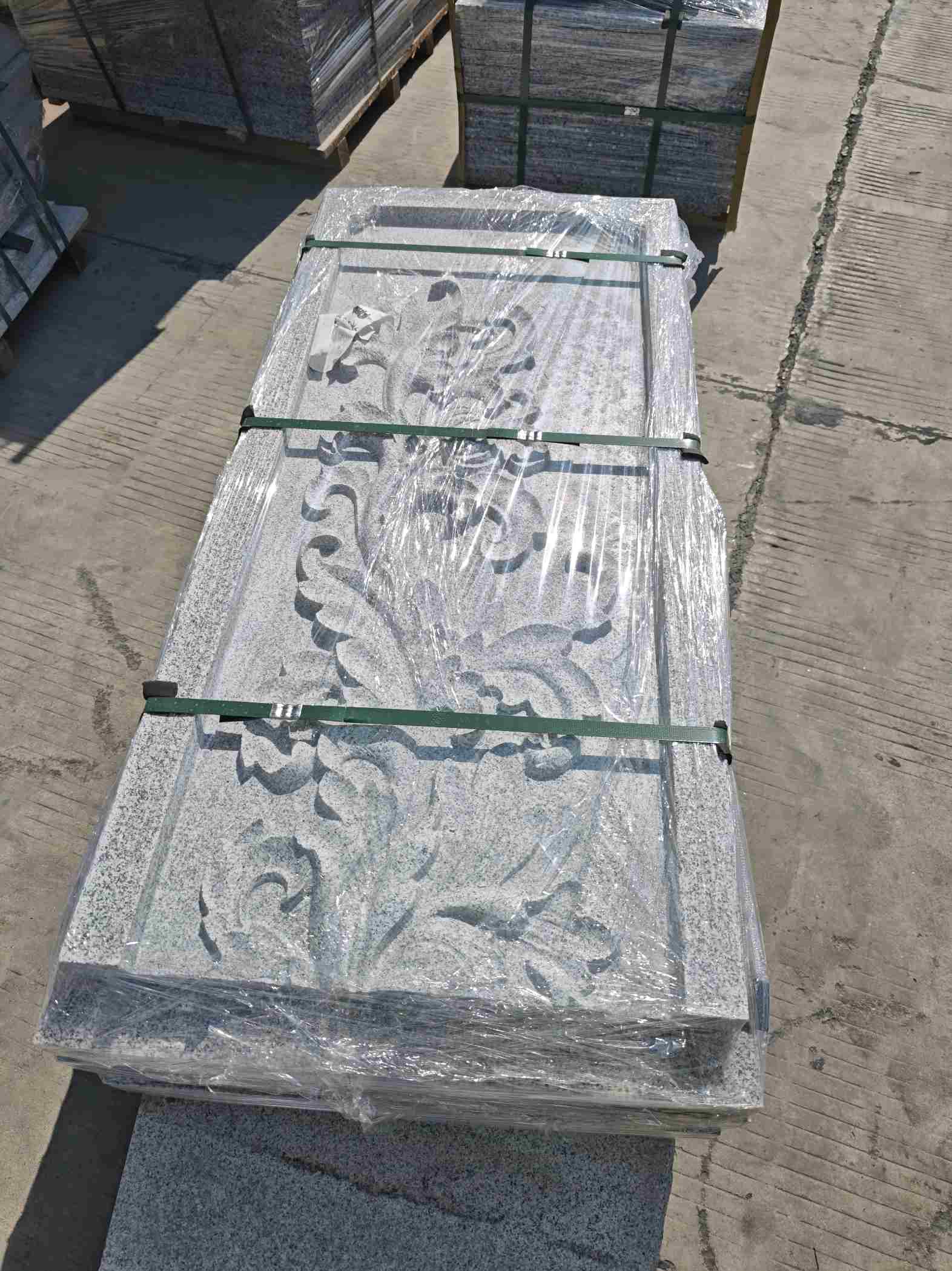 包头芝麻白别墅外墙雕刻版