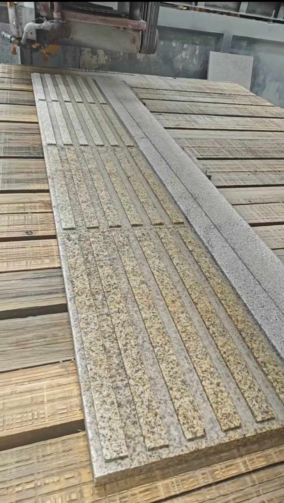 包头黄金麻盲道石 盲条